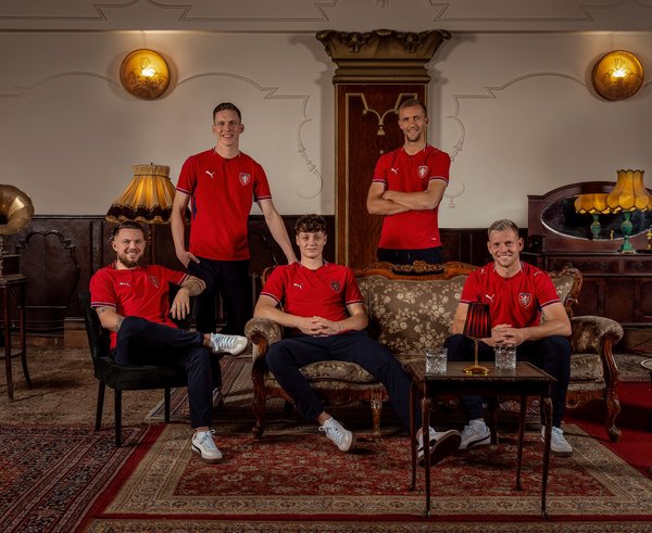 Nové dresy České fotbalové reprezentace.