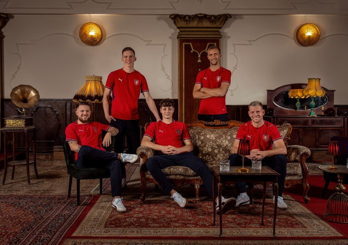 Nové dresy České fotbalové reprezentace.