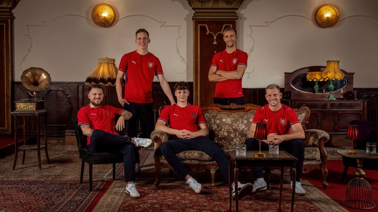 Nové dresy České fotbalové reprezentace.