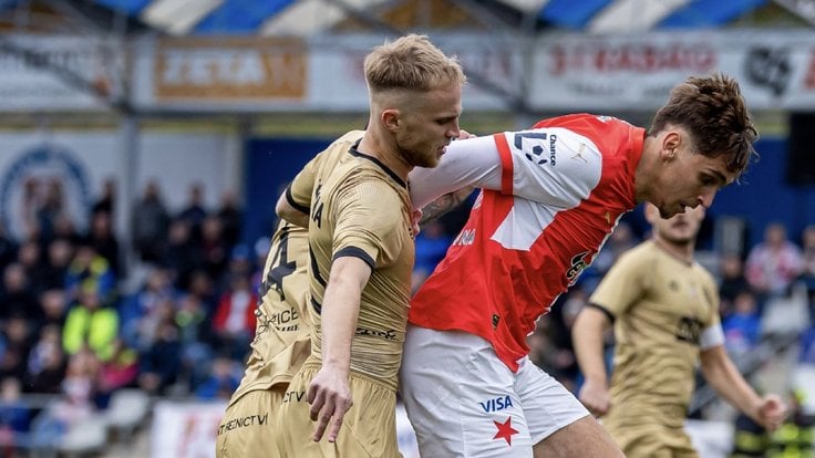 Slavia v rámci MOL Cupu vyzvala Benátky nad Jizerou.