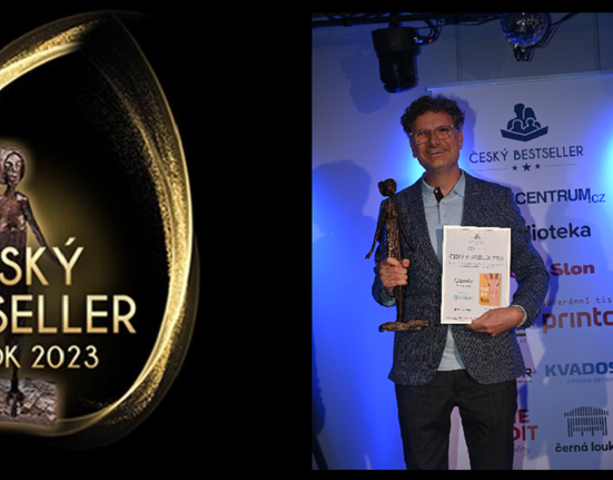 Patrik Hartl s titulem Gazely se stal vítězem hlavní kategorie ČESKÝ BESTSELLER 2023.