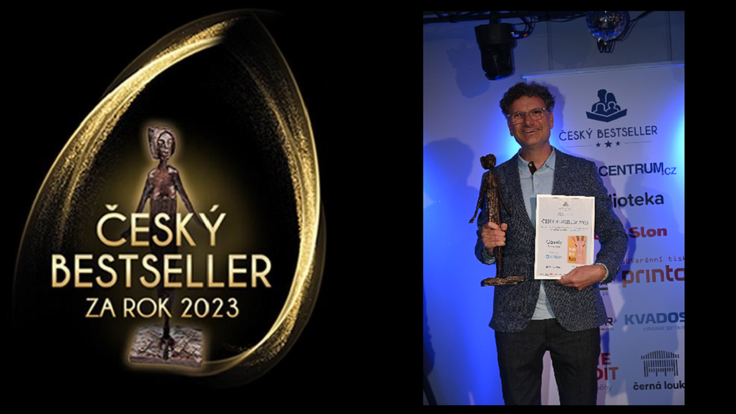 Patrik Hartl s titulem Gazely se stal vítězem hlavní kategorie ČESKÝ BESTSELLER 2023.