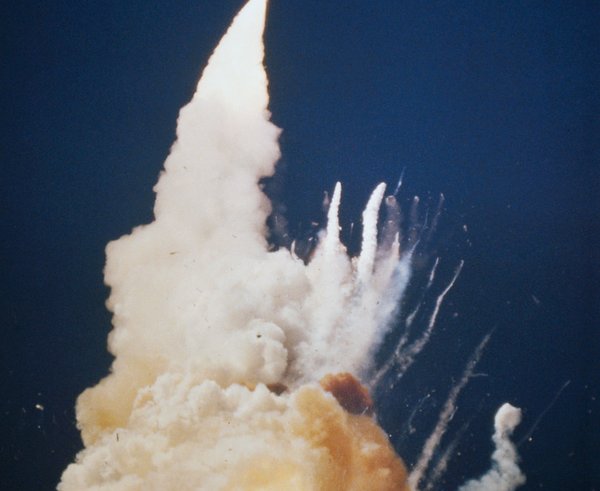 Challenger se rozpadl krátce po startu