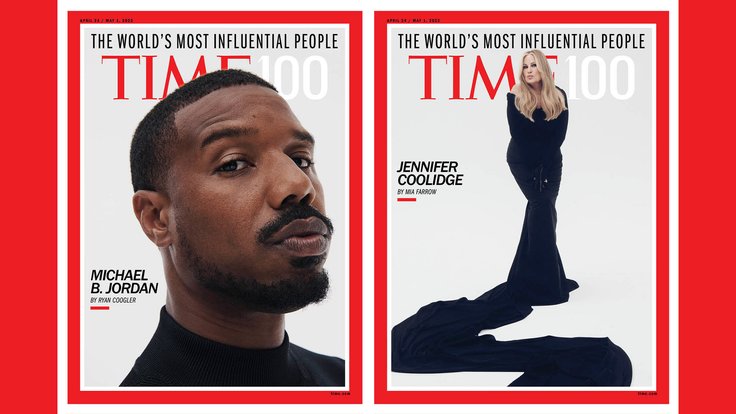 Přebaly deníku Time s nejvlivnějšími osobnostmi pro rok 2023.