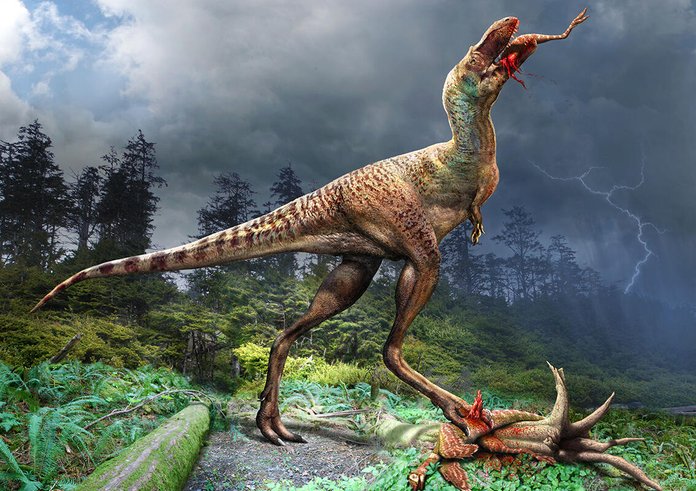 16 Gorgosaurus feeding_Artist credit Julius Csotonyi_ Copyright of Royal Tyrrell Museum of Palaeontology[100].jpg