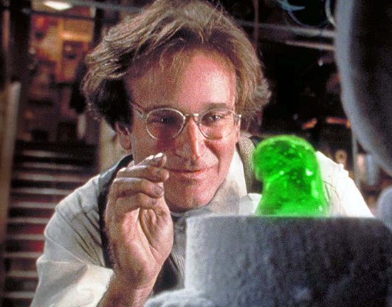 Robin Williams ve filmu Flubber (1997)