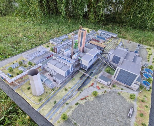 Miniaturní model dolu ČSM
