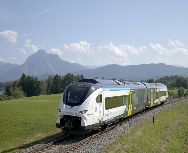 Vodíkový vlak Siemens model Mireo Plus H