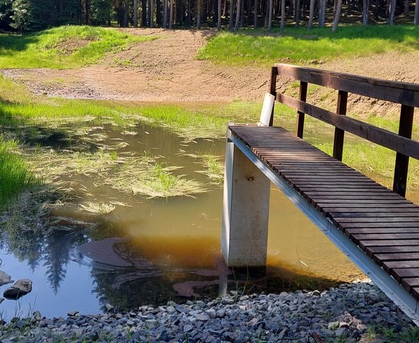 Modrý rybník na Karlovarsku