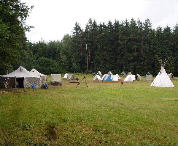 2005_summer_camp_of_scouts_from_Třebíč_near_Kouty,_Třebíč_District