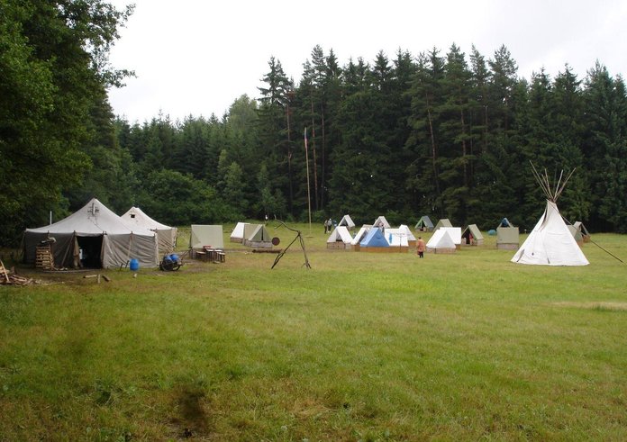 2005_summer_camp_of_scouts_from_Třebíč_near_Kouty,_Třebíč_District