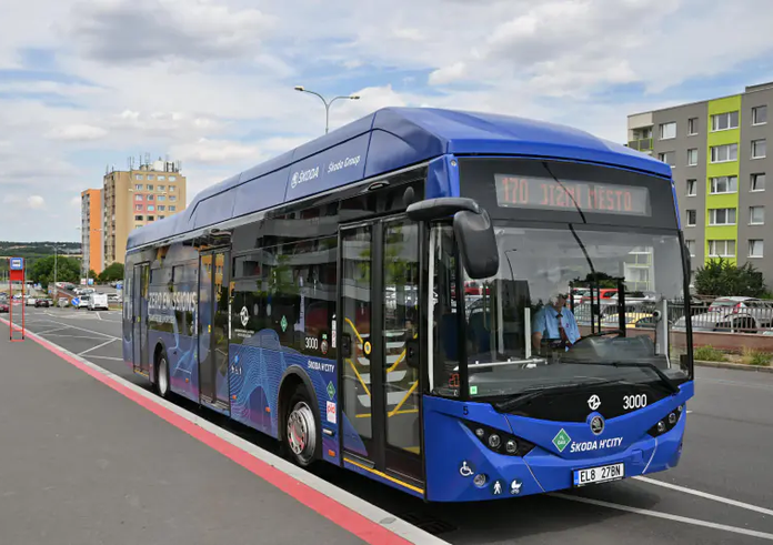 Pražský autobus na vodíkový pohon