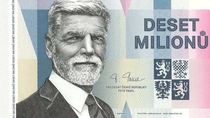 Sběratelská bankovka s Petrem Pavlem