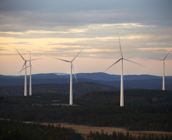 Větrné elektrárny ve Švédsku