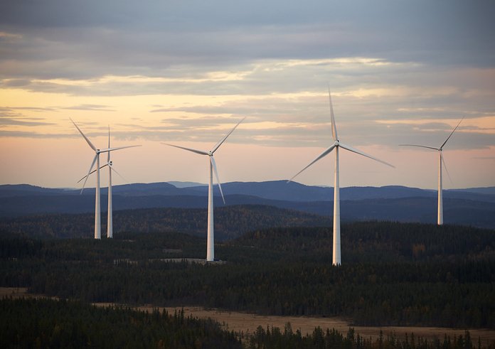 Větrné elektrárny ve Švédsku