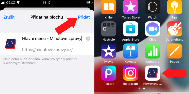 Návod pro Safari na iOS