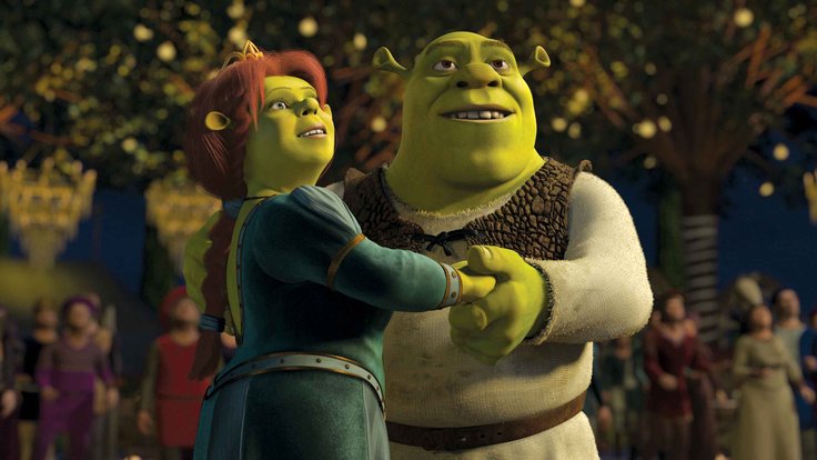 Shrek s Fionou ve filmu Shrek 2