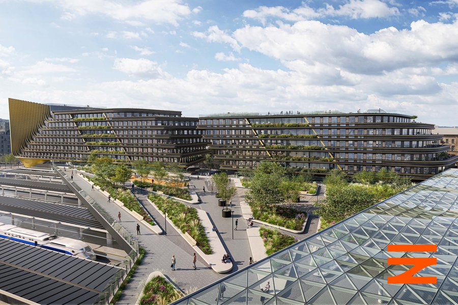 Masarykovo nádraží - vizualizace