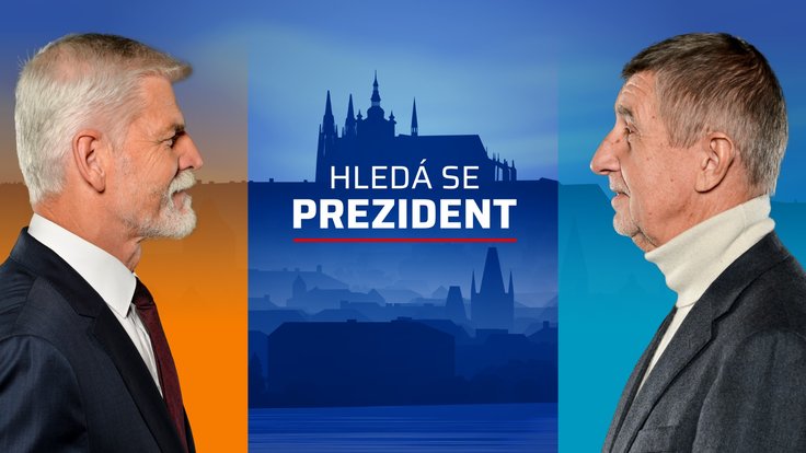 Plakát k prezidentské debatě Superduel: Bitva o Hrad.
