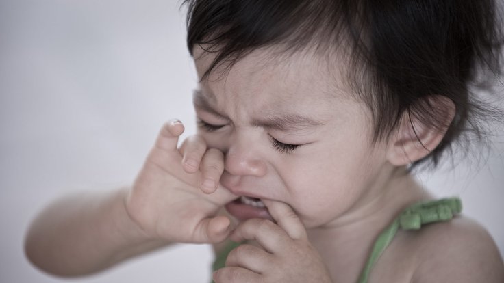 dítě pláč nemoc