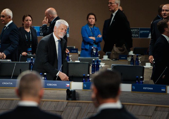 Petr Pavel na summitu NATO.