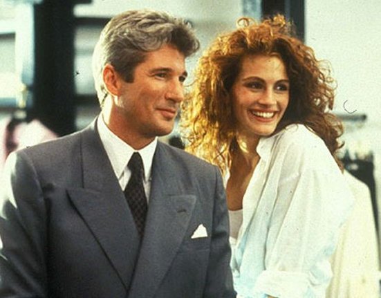 Julia Roberts a Richard Gere ve filmu Pretty Woman.