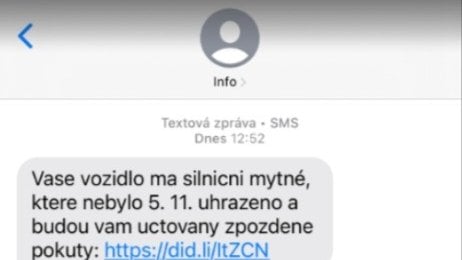 Podvodná SMS