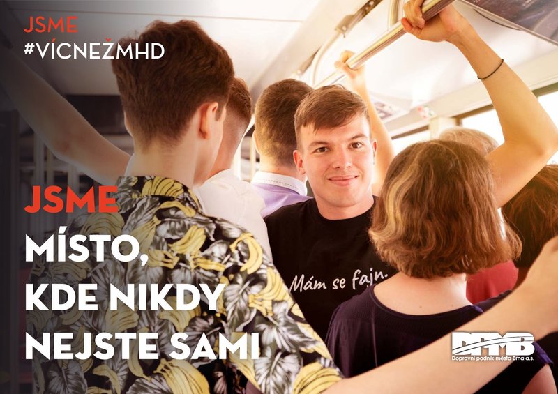 Nová kampaň Dopravního podniku města Brna