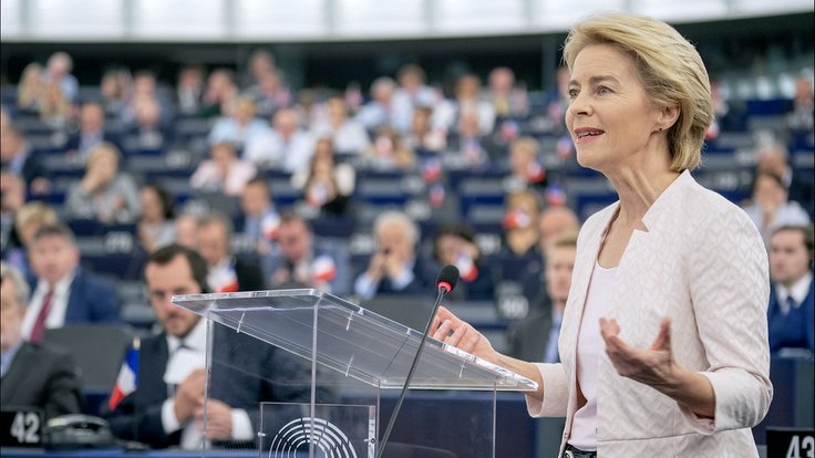 Předsedkyně Evropské komise Ursula von der Leyen