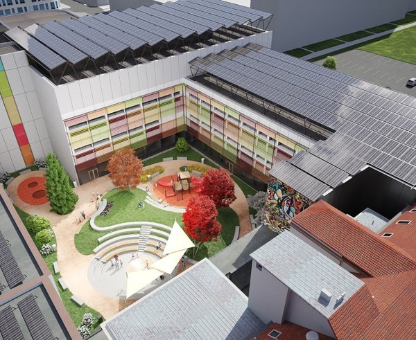 Vizualizace Pavilonu pro matku a dítě