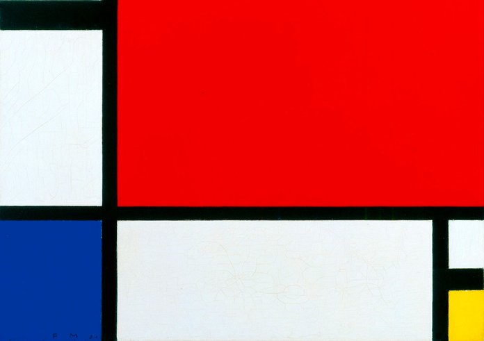 Piet Mondrian - Composition II in Red, Blue and Yellow