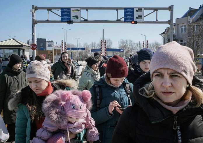 ukrajinští uprchlíci