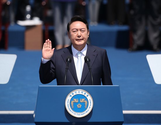 Jihokorejský prezident Jun Sok-jol.