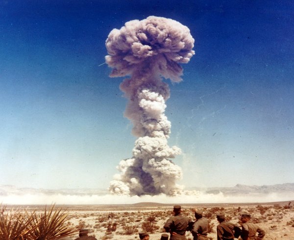 atomový test v Nevadě