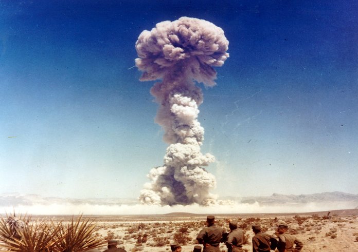 atomový test v Nevadě