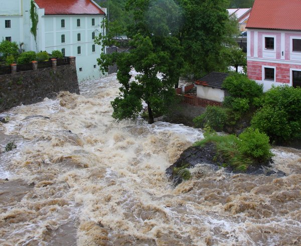 povodeň v Českém Krumlově 2013