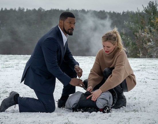 Jamie Foxx a Cameron Diaz ve filmu Návrat do akce (2025)