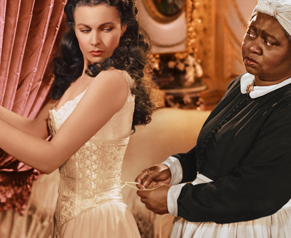 Herečky Vivien Leigh a Hattie McDaniel ve filmu Jih proti severu (1939)