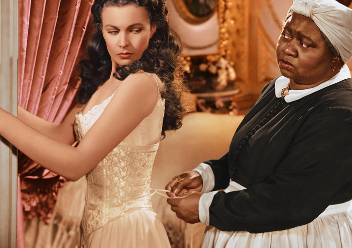 Herečky Vivien Leigh a Hattie McDaniel ve filmu Jih proti severu (1939)