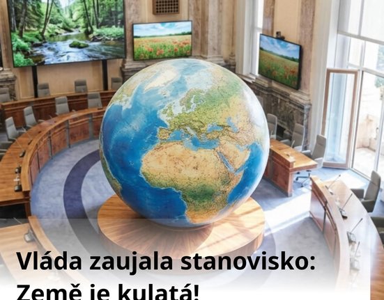 Babiš koupí globusu, rozhodil sandál plochozemcům.jpg