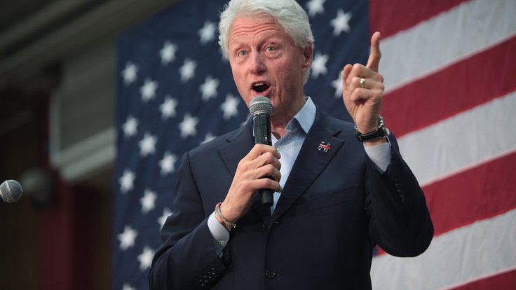 Bývalý americký prezident Bill Clinton. Foto z roku 2016