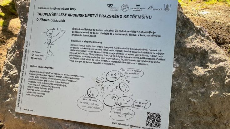 Foto z nové stezky v Brdech