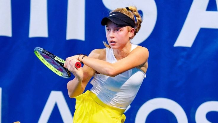 Česká naděje Brenda Fruhvirtová.