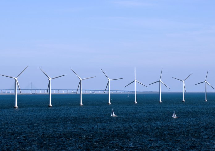 Větrná elektrárna u Kodaně
