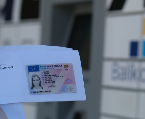 řidičský průkaz