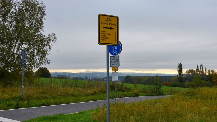 Cyklisté se projedou kolem Rozkoše. Okruh bude hotový v létě 2026
