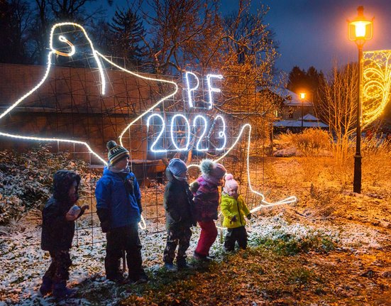 Vánoce v Zoo Zlín.