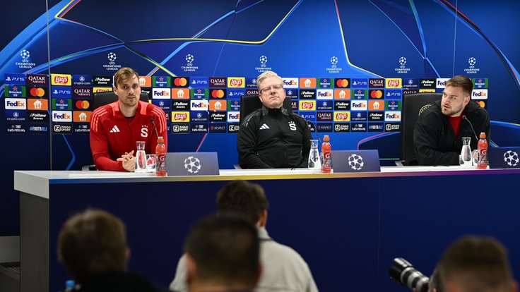 Tisková konference před utkáním Feyenoord - Sparta.