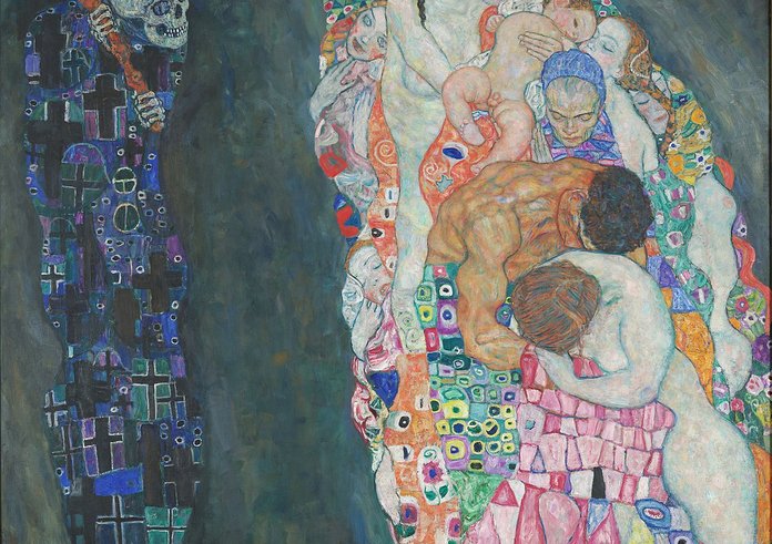 Obraz Gustava Klimta Život a Smrt.