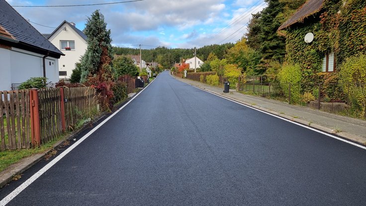 Nová silnice v Žihli